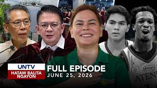 UNTV: Hataw Balita Ngayon | June 25, 2026