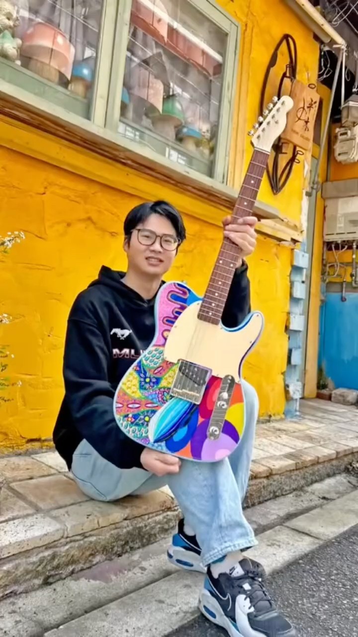 週末コース1作目エスクワイヤーモデルが完成✨ #espギタークラフト