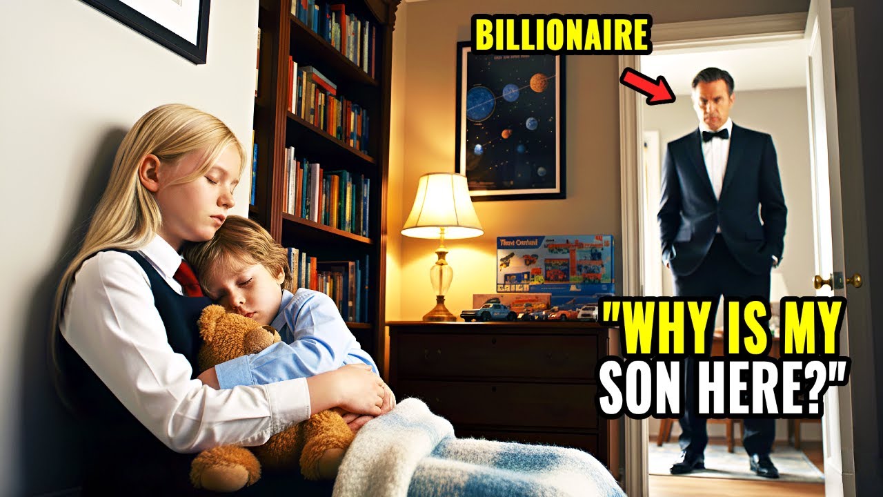Maid's Daughter Slept On the Floor With Billionaire's Shivering Son — His Response Changed Her Life
