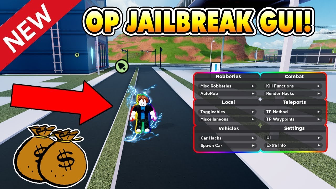 New Op Jailbreak Gui Admin Commands Not Patched Roblox Youtube - roblox jailbreak hack not patched