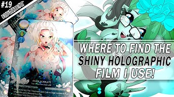 Where to get the Holographic Film that I use to make my Homemade TCG Shiny Cards Tutorial #19