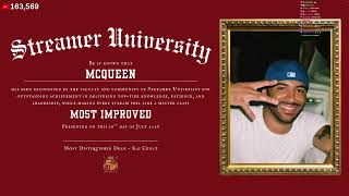 Awards ceremony at streamer university 2026
