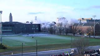 Watch Cather, Pound dormitories implode at UNL