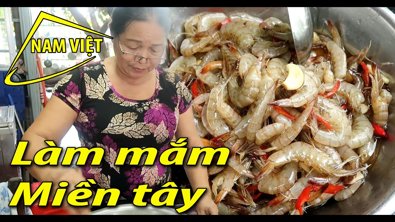 Làm mắm tôm đỏ đẹp đón tết 2022 (nhớ thêm bước này) [Nam Việt 1801]