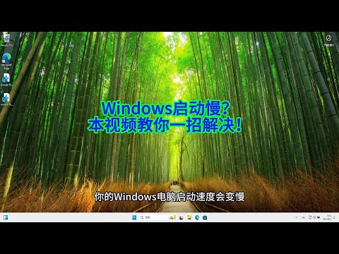 Windows启动慢？一招教你解决！