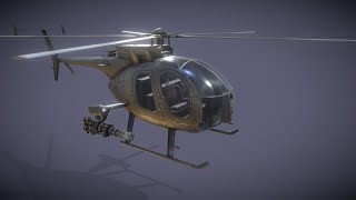 'Little Bird' WIP HELICOPTER in HALO INFINITE