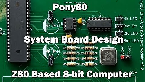 Pony80 - System Board Design - My Z80 homebrew computer