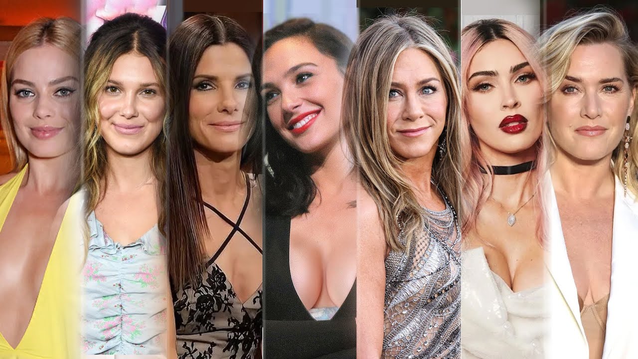As 100 ATRIZES + famosas de HOLLYWOOD ⭐ Nome e idade Atual