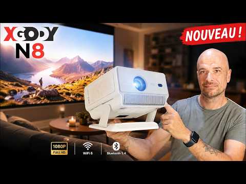 Ce nouveau VIDEOPROJECTEUR pas cher est surprenant (et surtout silencieux)! (Xgody N8)