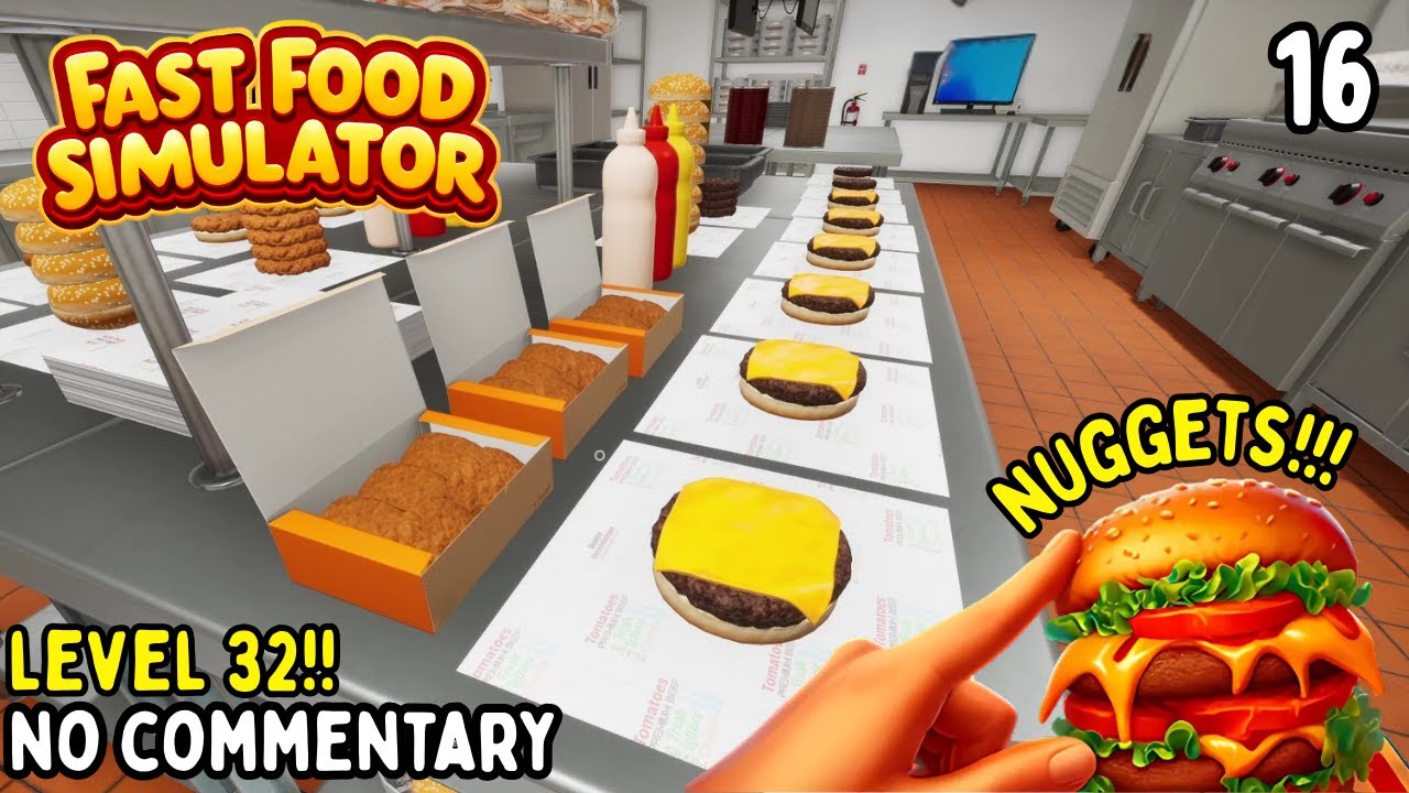Fast Food Simulator 🍟 NUGGETS!! Longplay No Commentary #16