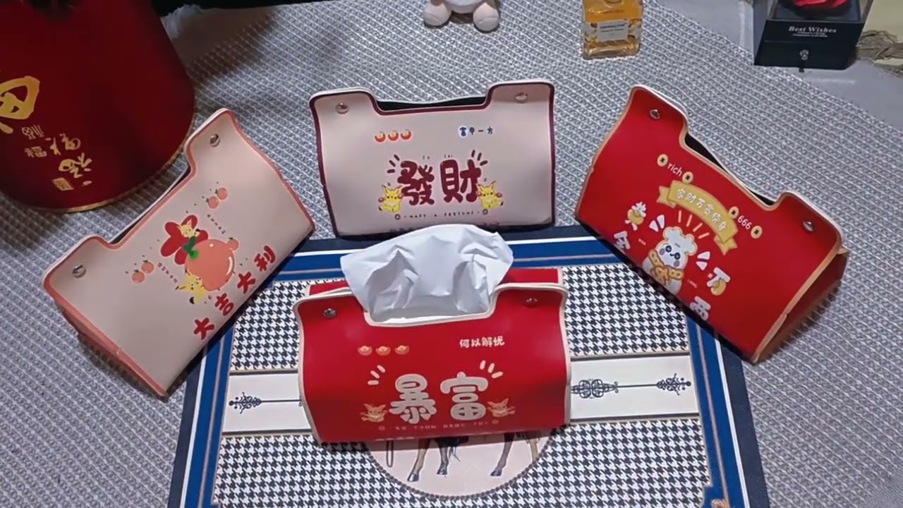 Start the New Year with Style: The Adorable Waterproof Tissue Box for Every Space!