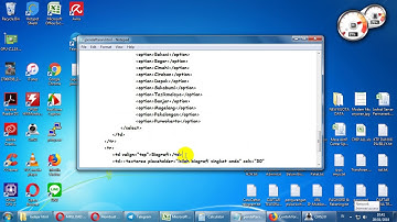 Tutorial Membuat Form Pendaftaran  html