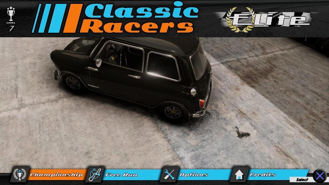 Classic Racers Elite category 2 races PS5 gameplay with hd cable