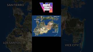 GTA 5 VS GTA 6 #gta5 #vs #gta6 #shorts #map #gta5vsgta6map