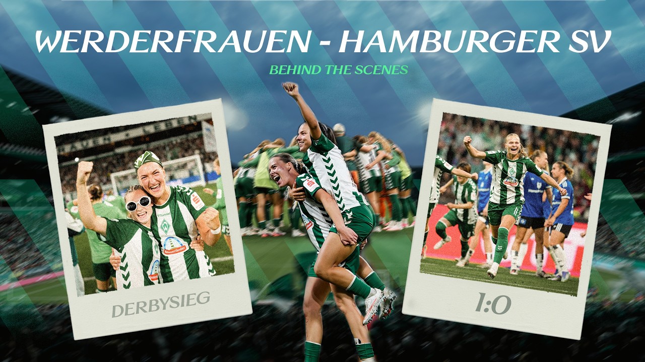 DERBYSIEG VOR 26.800 FANS 💚🤍  I BEHIND THE SCENES BEIM NORDDERBY I WERDERFRAUEN vs. HSV