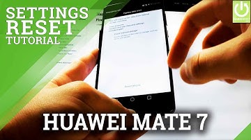How to Restore Facotry Settings HUAWEI Ascend Mate 7 - Hard Reset