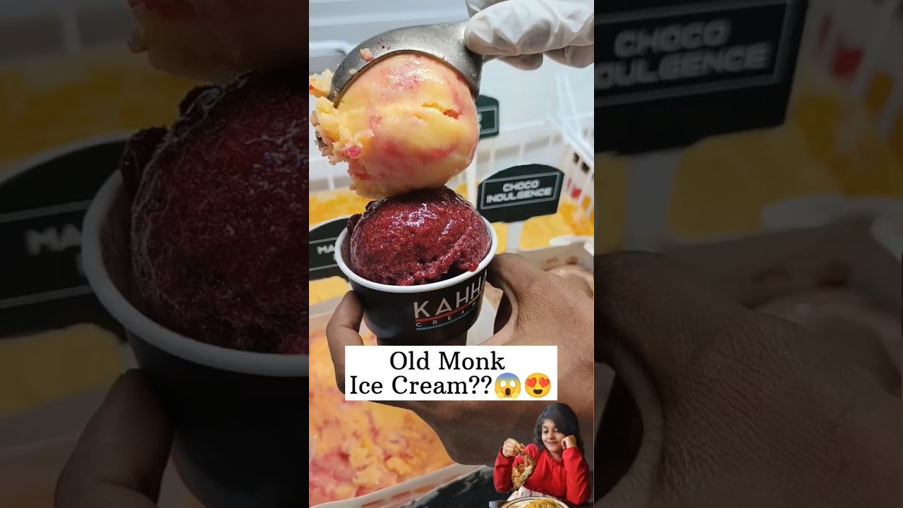 Old Monk Ice Cream 😱😱 