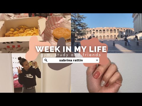 WEEK IN MY LIFE || palestra, studio e amici 🤍