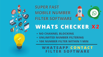 Whatsapp Number Filter Software | Whatsapp Number Checker | Best Whatsapp Filter 2021