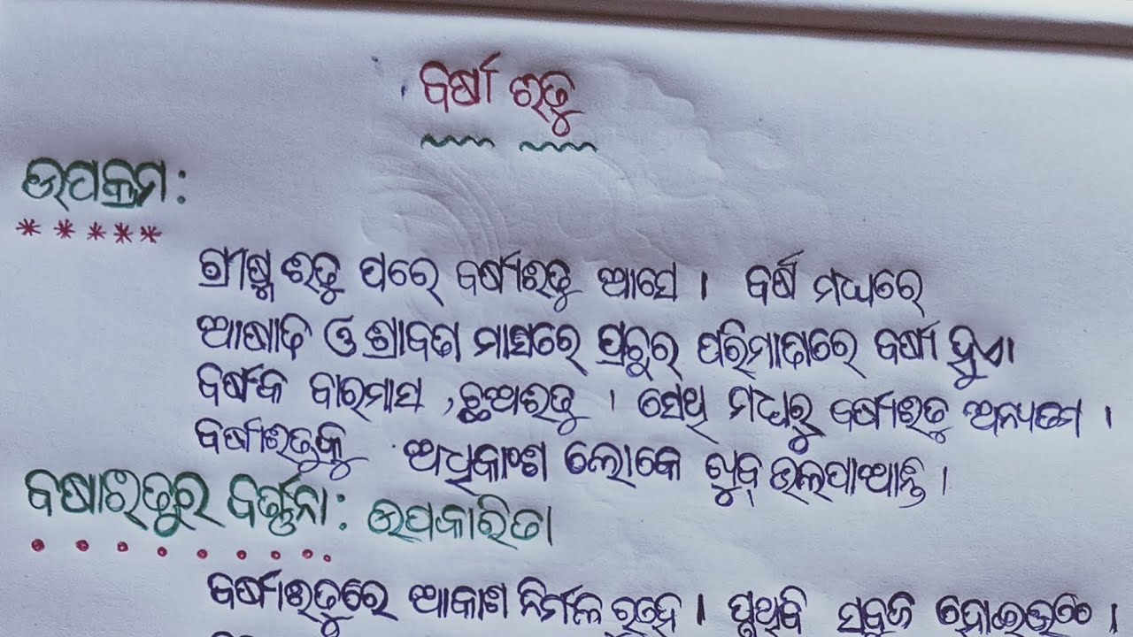 Barsa Ritu ku nei gote Chhota rachana #viralvideo #Chhota ପିଲାମାନଙ୍କ ...
