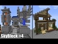 SkyBlock #4: Деревянный Модерн Дом и Тотем Бога Камня.!