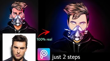 how to make scout vector logo on picsart || how to make logo in picsart | Pubg vector logo