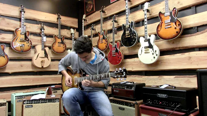 FGN Guitars Expert Flame Plain Top Heritage Darkburst von Rockland Music