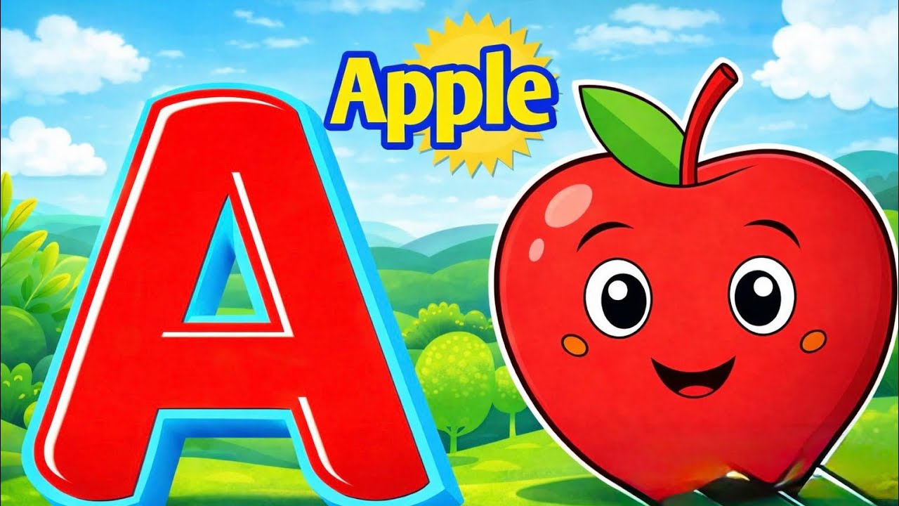 C for Cat | A to Z Song for Toddlers  | Fun Alphabet Rhyme #aforapplekidssong #alphabetsong 