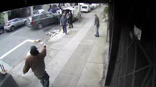 Driver passed out, almost hit a person