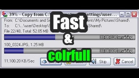 How to Fast Supercopier2 windows How to change Colers Supercopier