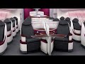 Qatar Airways Business Class, Doha to Oslo in Boeing 787