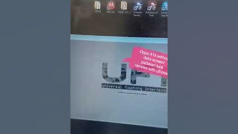 Oppo A1k pattran lock remove without data loss with ufi box