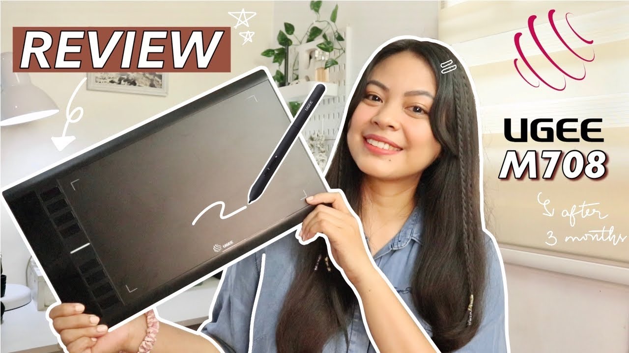 UGEE M708 Pen Tablet Full Review (after 3 months) ︎ | Emmy Lou - YouTube