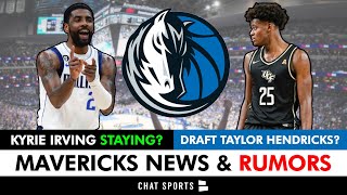 Latest Mavericks News \& Rumors: Kyrie Irving Re-Signing? Pick Taylor Hendricks In 2023 NBA Draft?