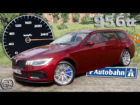 2020 ETK 956tt 3.0 R6 (459KM) | V-MAX, 0-100, 100-200, 200-250 Prezentacja, Autobahn | BeamNG.drive