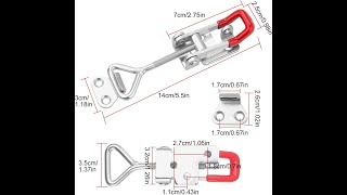 ETING Toggle Clamp Latch, 4Pack 4x200KGF 440Lbs*overview*