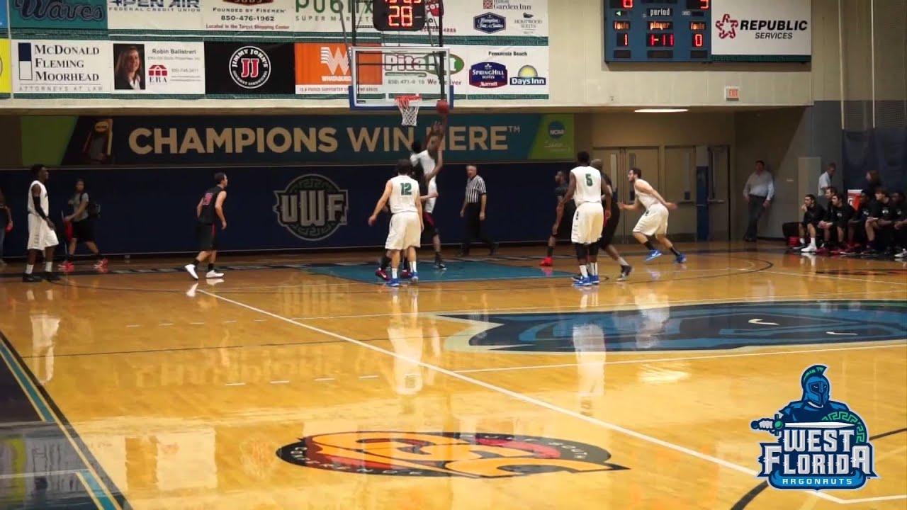 1/17 UWF Men's Basketball Highlights vs. Valdosta State YouTube