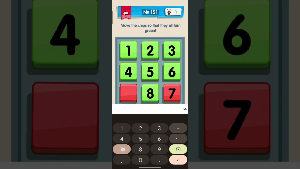 IQ Boost Level 151 | IQ Boost Move the chips so that they all turn green