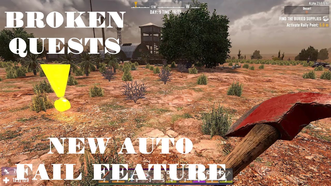 Homesteading ep 12 | Day 9 | Broken Quest | Alpha 21 - YouTube