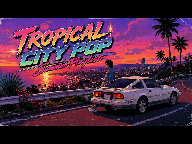 SUMMER SUNSET 1980 - 日本のシティポップ 🎵 Golden Hour City Pop