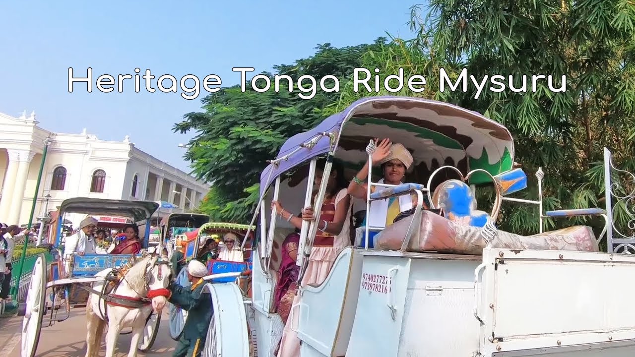Heritage Tonga Ride From Mysore town hall Mysore Dasara 2018 YouTube