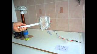 Basic Tesla's Experiments  (Part 2) - Capacitive Coupling Wireless Power Transmission