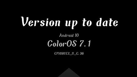 Oppo F11 C.36 new version available