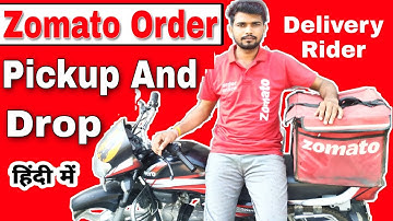 Online Zomato Order Pickup and Drop || How to Order Pickup & Drop in Zomato Delivery App