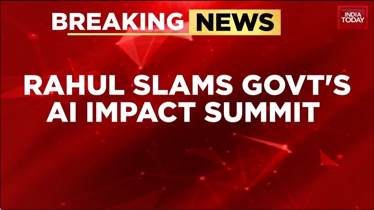 Rahul Gandhi Slams AI Summit as 'Disorganized PR Spectacle' | AI Summit 2026 | India Today