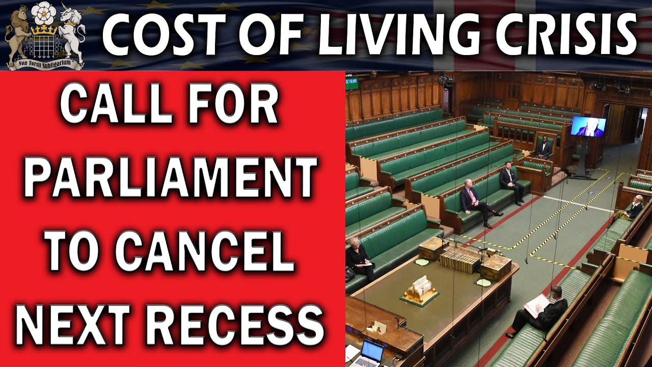 Calls for Parliamentary Conference Recess to be Cancelled YouTube
