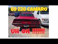 69 z28camaro  uh oh 