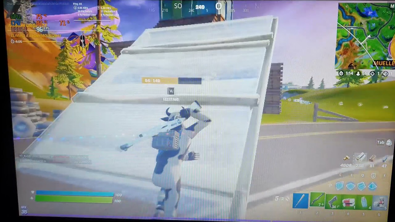 i5 7200U + GeForce 930MX | Performance mode | Fortnite Season 8 Chapter 2