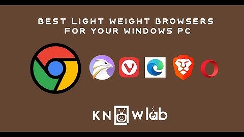 What is the lightest web browser for Windows?