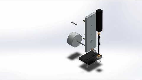 George Fox University Valveless Oscillating Air Engine Exploded View Animation SolidWorks